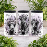 Floral Highland Cows Product Image,