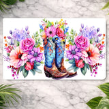 Floral Cowboy Boots Main Image,