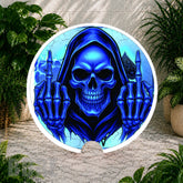 Blue Skull Coaster Sublimation Wrap