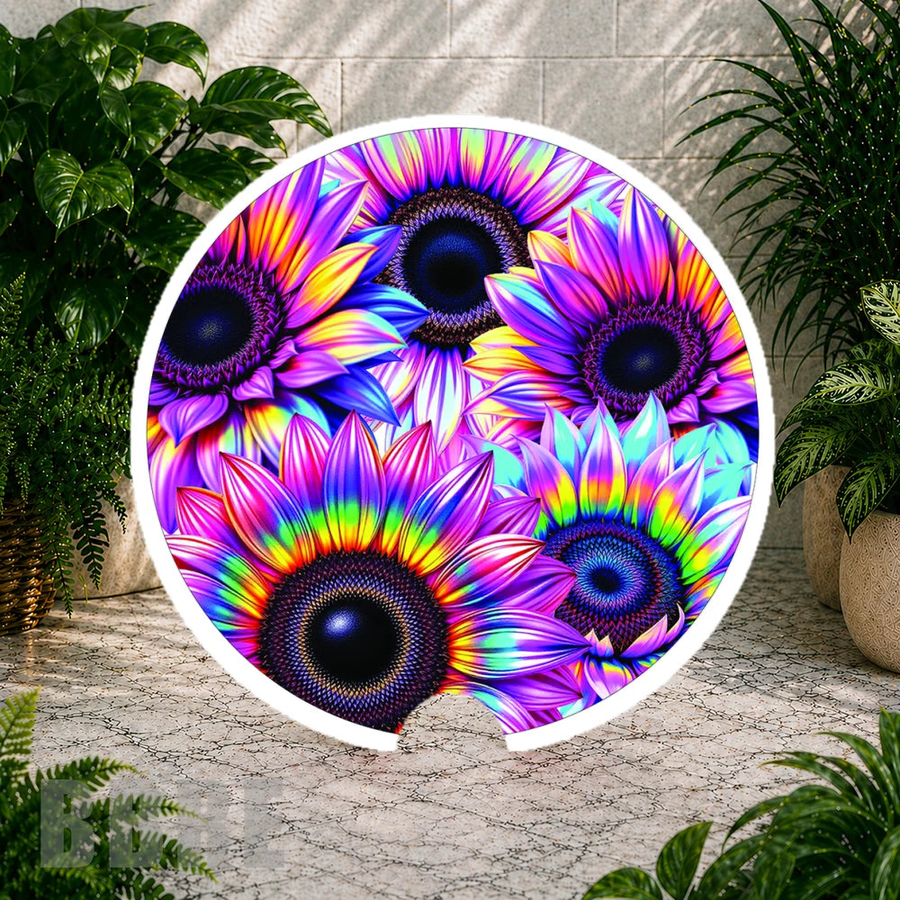 Vibrant Sunflowers Coaster Sublimation Wrap