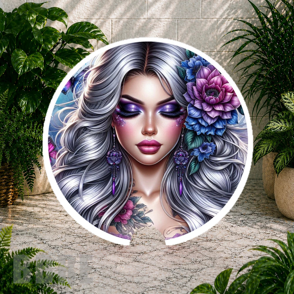 Floral Goddess 13 Coaster Sublimation Wrap