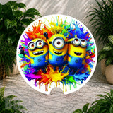 Colorful Minions Coaster Sublimation Wrap