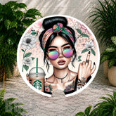 Floral Chic Coaster Sublimation Wrap