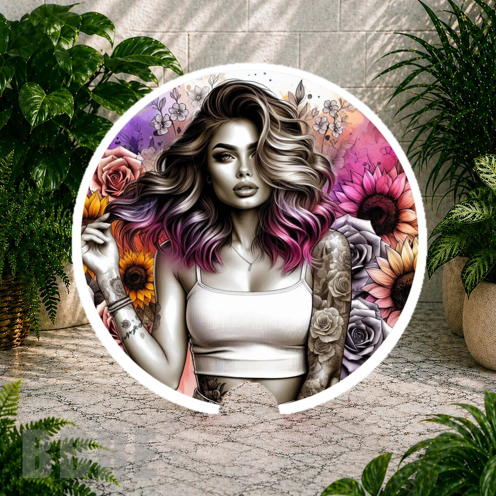 Floral Beauty 26 Coaster Sublimation Wrap