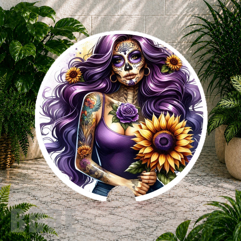 Sugar Skull 2 Coaster Sublimation Wrap