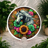 Floral Horse Coaster Sublimation Wrap