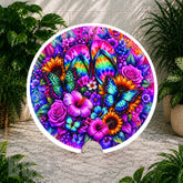 Floral Flip-flops Coaster Sublimation Wrap
