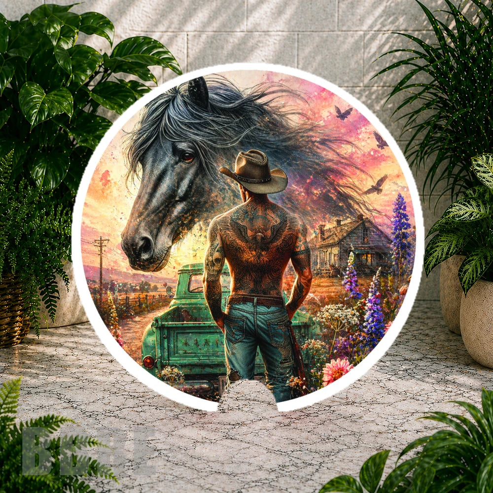 Wild West 2 Coaster Sublimation Wrap