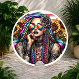 Vibrant Lady Coaster Sublimation Wrap