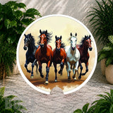 Galloping Horses Coaster Sublimation Wrap