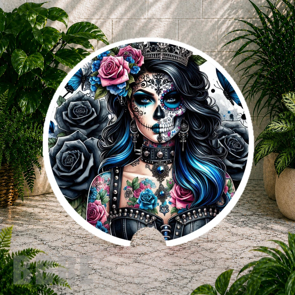 Sugar Skull 7 Coaster Sublimation Wrap