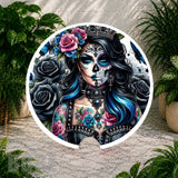 Sugar Skull 7 Coaster Sublimation Wrap