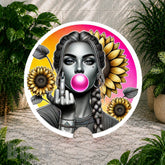 Sunflower Girl 2 Coaster Sublimation Wrap