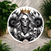 Crowned Skull Coaster Sublimation Wrap