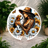 Floral Woman Coaster Sublimation Wrap