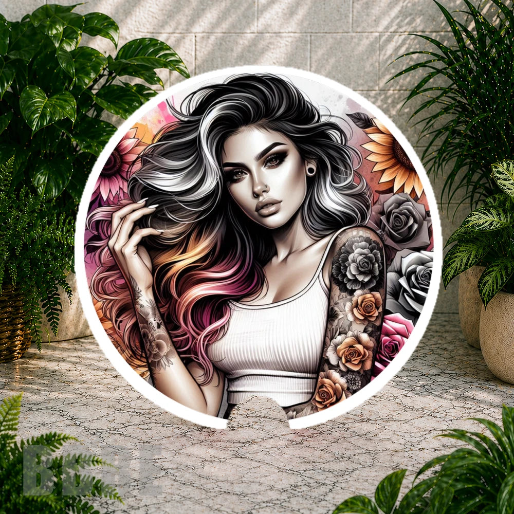 Floral Beauty 30 Coaster Sublimation Wrap