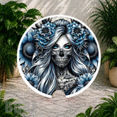Blue Skull 2 Coaster Sublimation Wrap