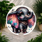 Colorful Elephant 2 Coaster Sublimation Wrap
