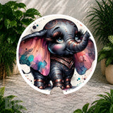 Colorful Elephant 2 Coaster Sublimation Wrap