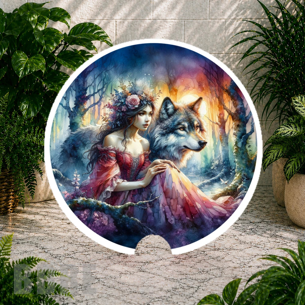 Wolf Maiden Coaster Sublimation Wrap