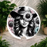 Sunflower Lady 2 Coaster Sublimation Wrap