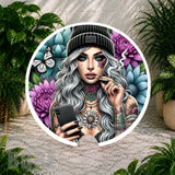 Tattooed Beauty 4 Coaster Sublimation Wrap