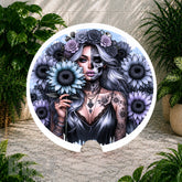 Floral Skull 5 Coaster Sublimation Wrap