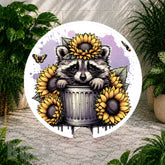 Sunflower Raccoon Coaster Sublimation Wrap