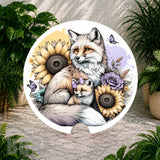 Floral Fox Coaster Sublimation Wrap