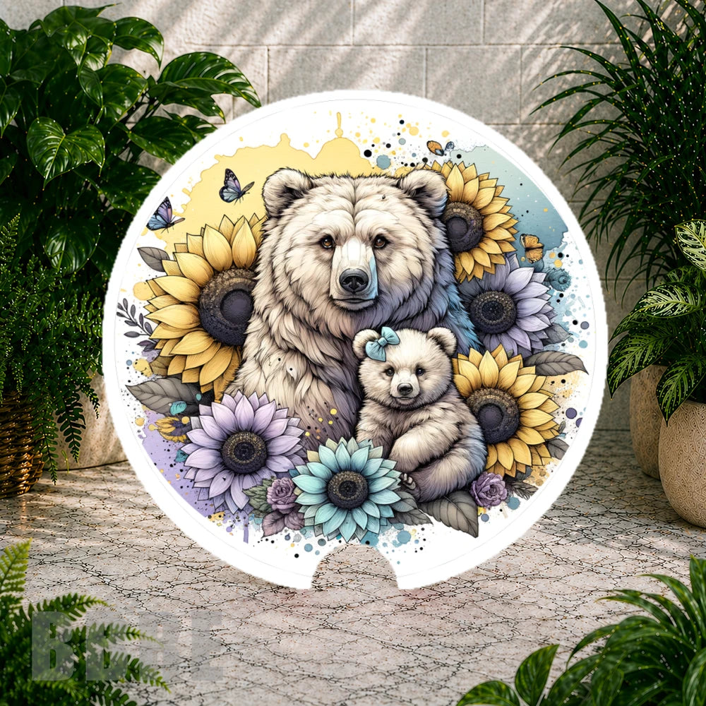 Bear Family Coaster Sublimation Wrap