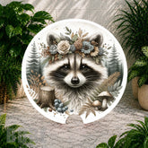 Floral Raccoon 2 Coaster Sublimation Wrap