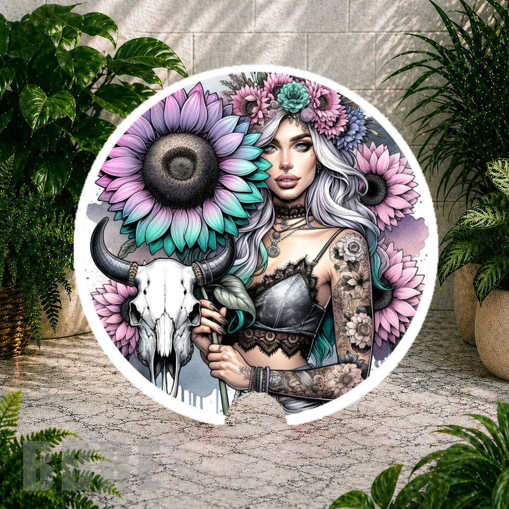 Floral Cowgirl Coaster Sublimation Wrap