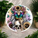 Butterfly Skull Coaster Sublimation Wrap