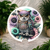 Owl Floral 5 Coaster Sublimation Wrap