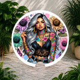 Floral Goddess 3 Coaster Sublimation Wrap