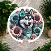 Floral Husky Coaster Sublimation Wrap