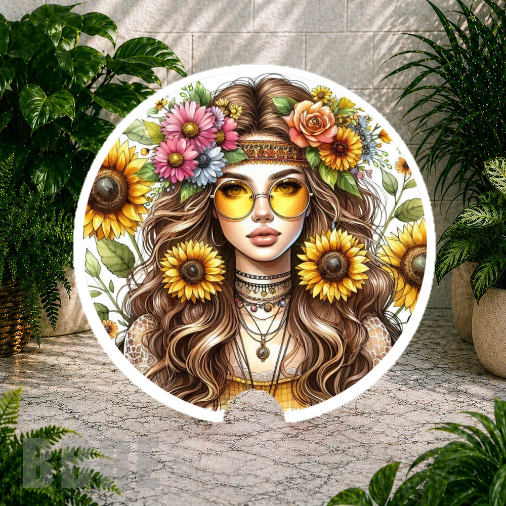 Sunflower Queen 2 Coaster Sublimation Wrap