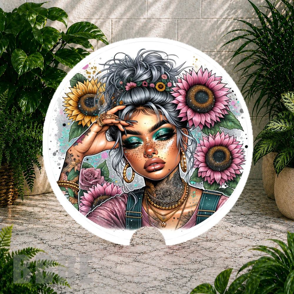 Sunflower Beauty 13 Coaster Sublimation Wrap