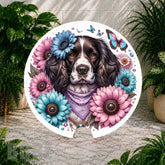 Floral Dog 2 Coaster Sublimation Wrap