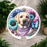 Floral Dog 3 Coaster Sublimation Wrap