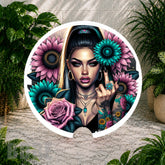 Floral Goddess 15 Coaster Sublimation Wrap