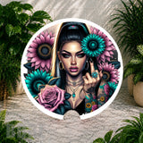 Floral Goddess 15 Coaster Sublimation Wrap