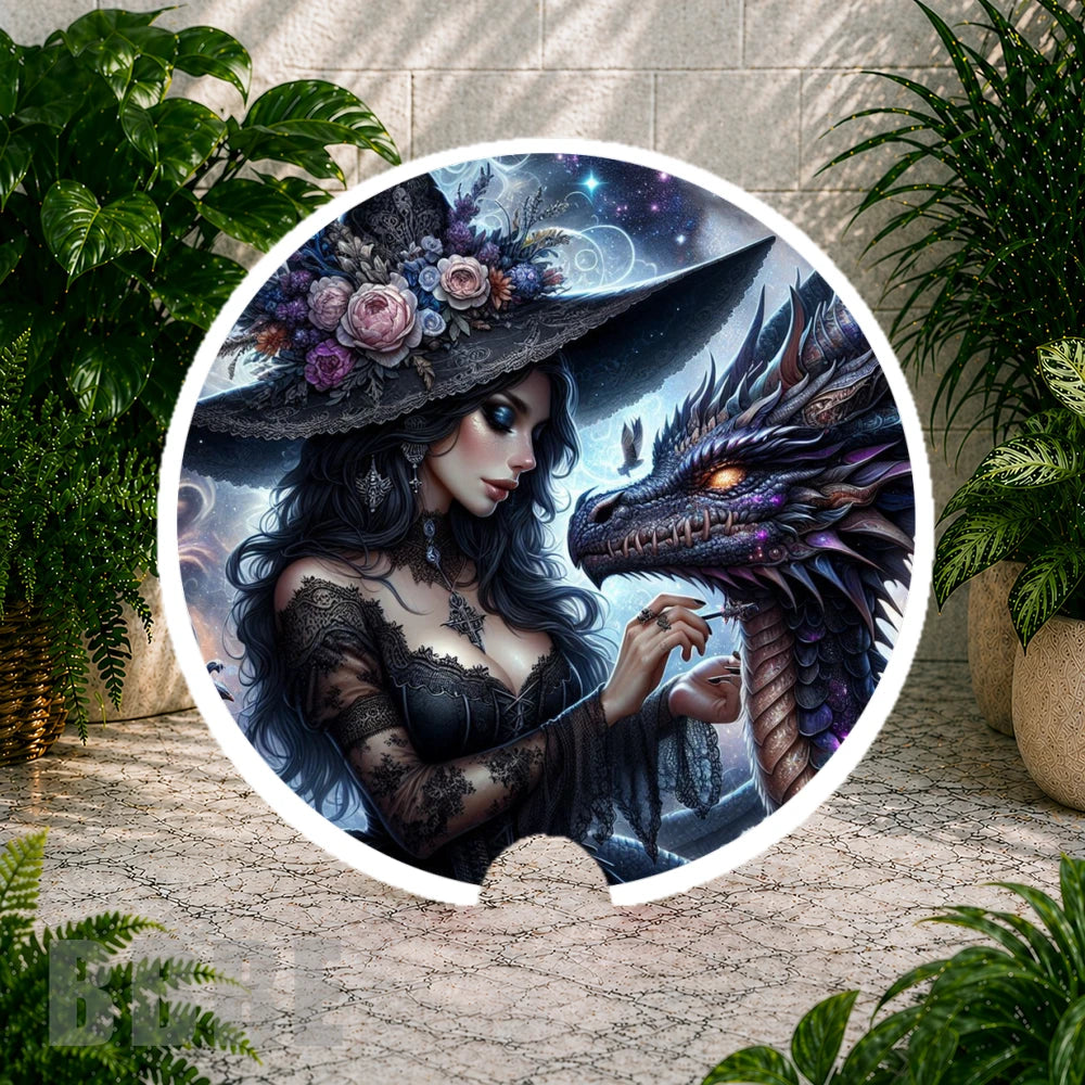 Witch And Dragon Coaster Sublimation Wrap