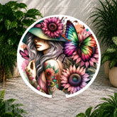 Floral Butterfly 2 Coaster Sublimation Wrap