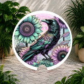 Raven Sunflowers Coaster Sublimation Wrap