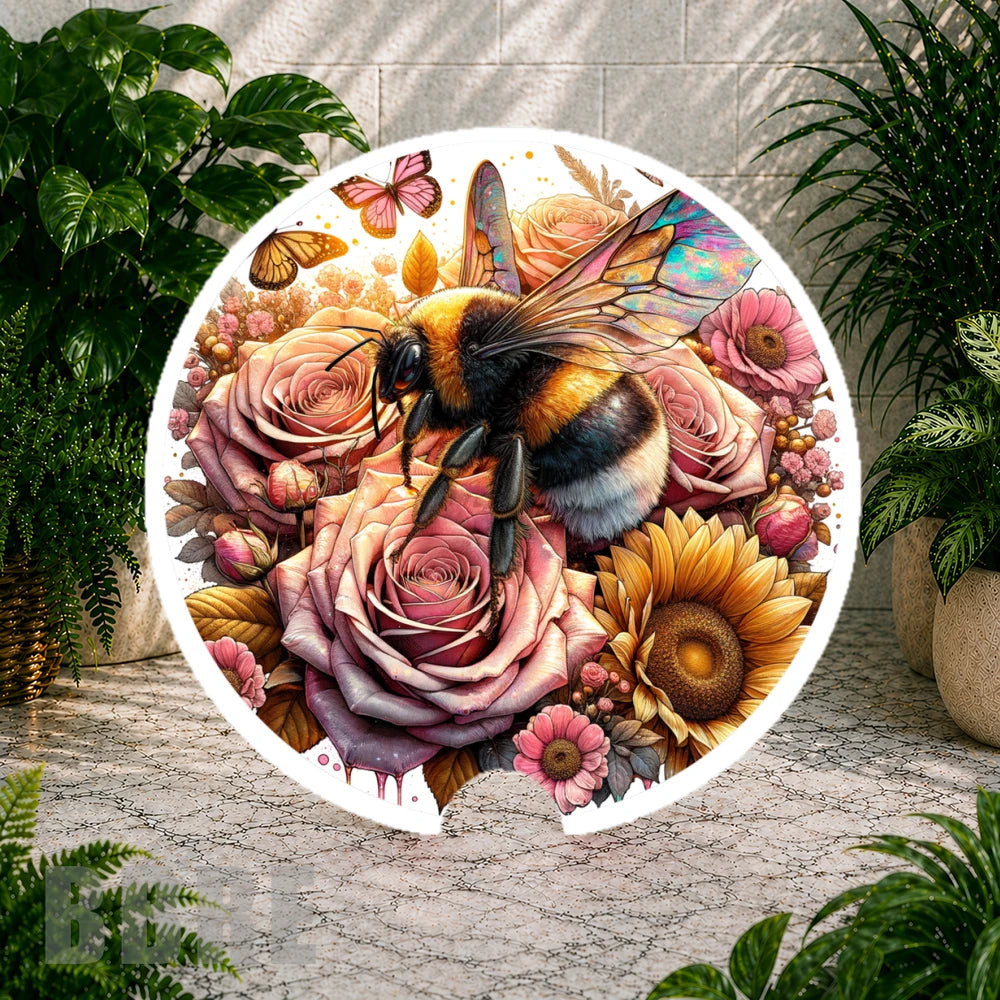 Bee Floral Coaster Sublimation Wrap