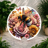 Bee Floral Coaster Sublimation Wrap