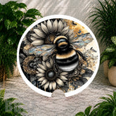 Bee Sunflower 2 Coaster Sublimation Wrap