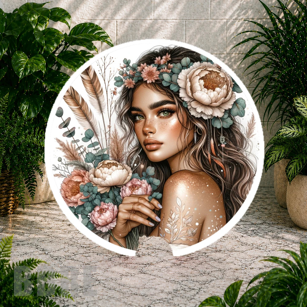 Floral Beauty 16 Coaster Sublimation Wrap