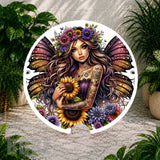 Floral Fairy 3 Coaster Sublimation Wrap